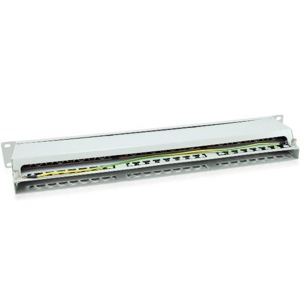 EQUIP - PATCH PANEL 48-PORTE CAT.6 SCHERMATO 1U 19", Grigio Chiaro 3