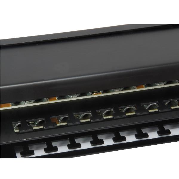 EQUIP - PATCH PANEL 48-PORTE CAT.6 SCHERMATO 19" 1U, Nero 6