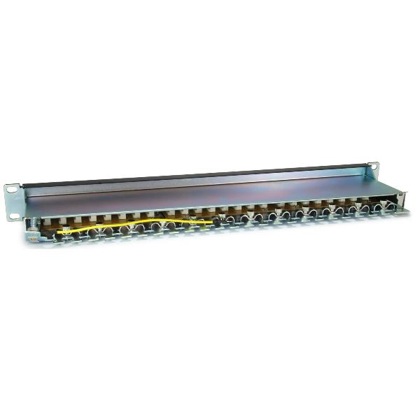 EQUIP - PATCH PANEL 24-PORTE CAT.6a SCHERMATO 1U 19", Nero 4