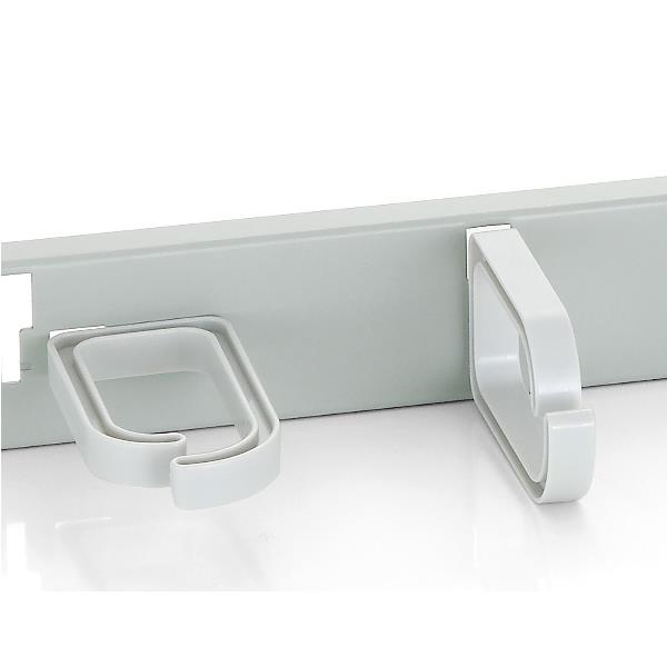 EQUIP - PANNELLO PASSA CAVI a 5 ANELLI, 19" 1U, Grigio Chiaro 3
