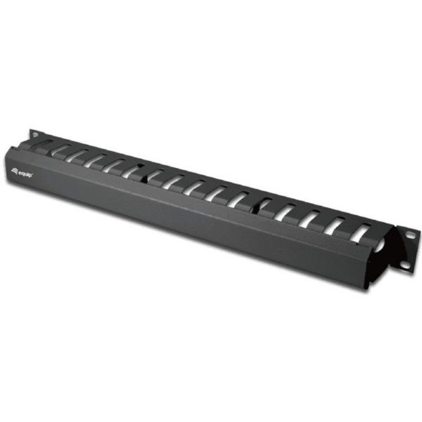 EQUIP EQUIP - PANNELLO PASSA CAVI 19" 1U, Nero