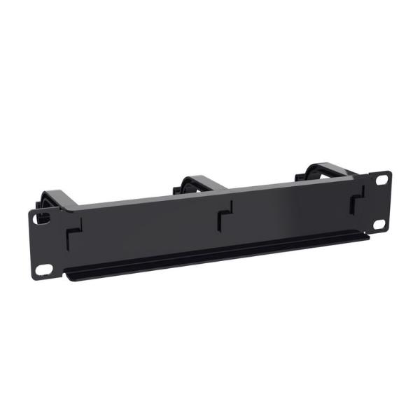 EQUIP - PANNELLO GESTIONE CAVI PER MONTAGGIO RACK 10" 1U, Nero 6