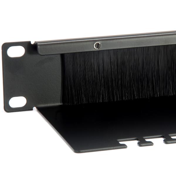 EQUIP - BRUSH PANEL 1U 19", Nero 7