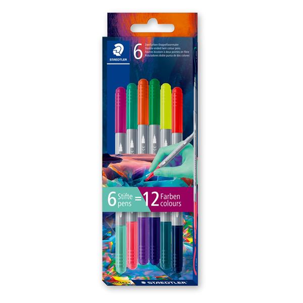 STAEDTLER PENNARELLI A DOPPIA PUNTA MULTIVERSE