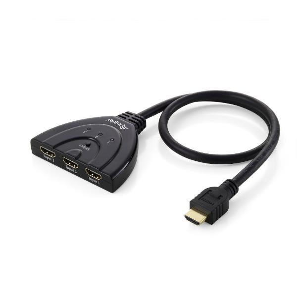 EQUIP - SWITCH HDMI 3-PORTE 1080P 5