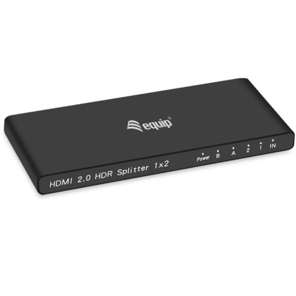 EQUIP EQUIP - SPLITTER HDMI 2.0 A 2 PORTE ULTRASLIM - 4K