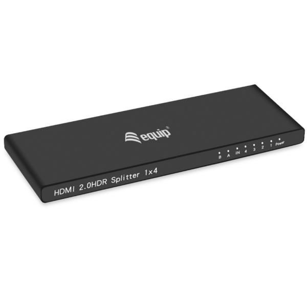EQUIP EQUIP - SPLITTER HDMI 2.0 A 4 PORTE ULTRASLIM - 4K