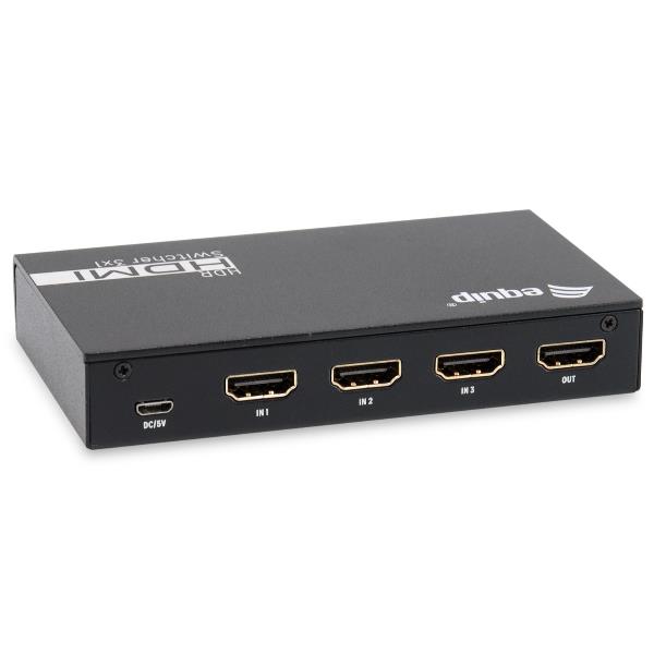 EQUIP - SWITCH HDMI 2.0 4K/60Hz, 3xIN + 1xOUT 2