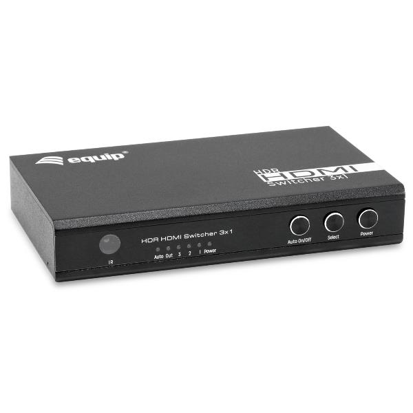EQUIP - SWITCH HDMI 2.0 4K/60Hz, 3xIN + 1xOUT 5