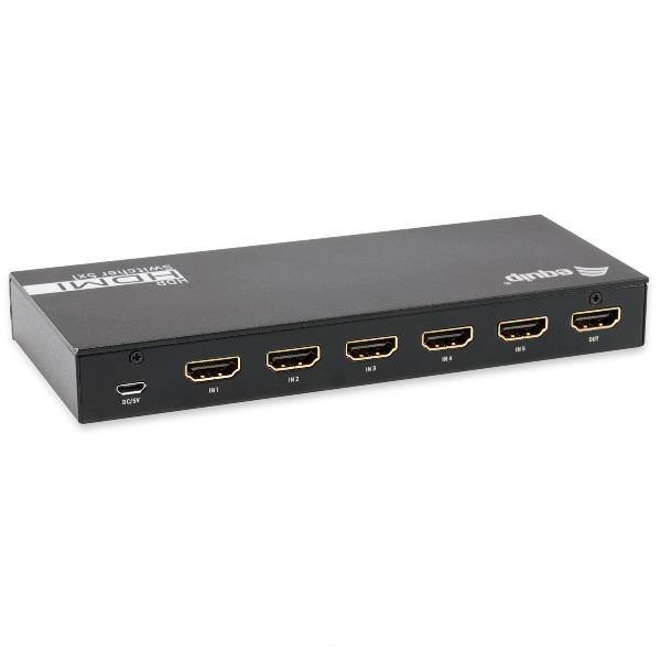 EQUIP - SWITCH HDMI 2.0 4K/60Hz, 5xIN + 1xOUT 3