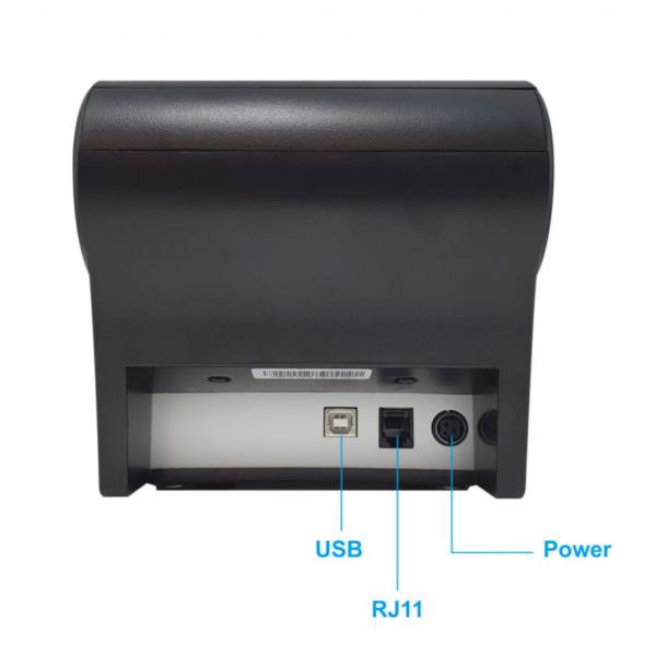 EQUIP - Stampante termica per ricevute POS da 58/80 mm con taglierina automatica, connessione USB/Wifi/Bluetooth/Cassa 11