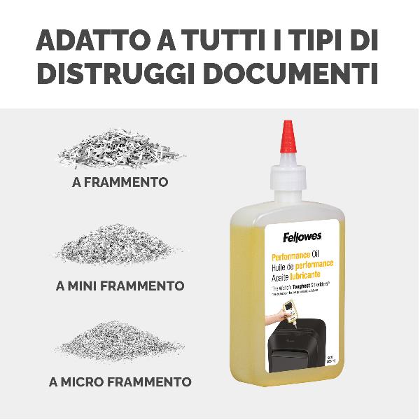 Olio lubrificante (355ml) per distruggidocumenti 4