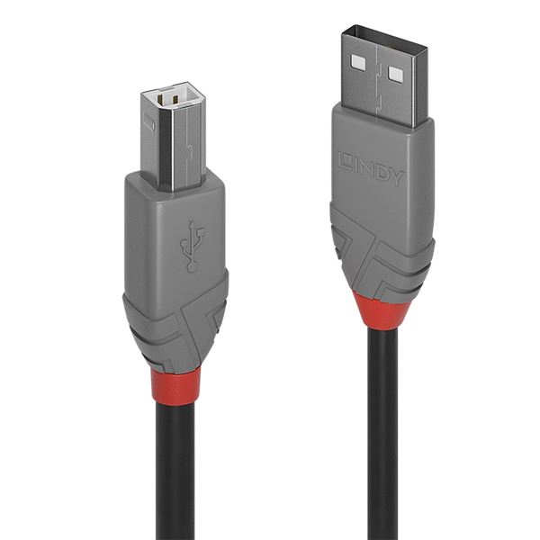 Lindy CAVO USB 2.0 TIPO A/TIPO B NERO, 3M
