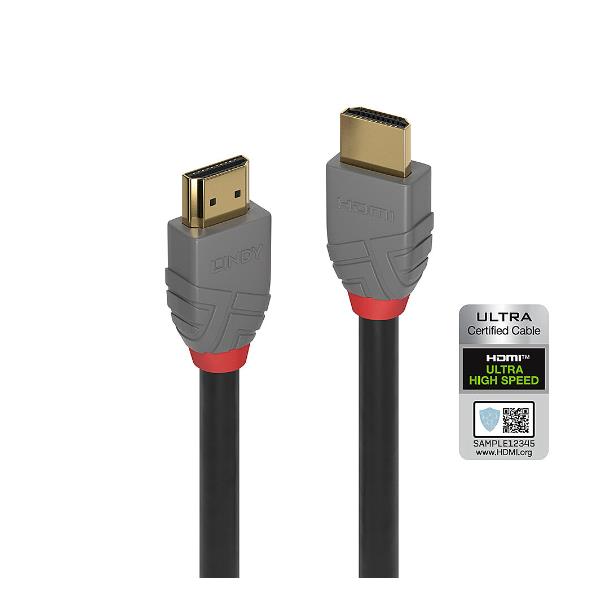 Lindy Cavo HDMI Ultra High Speed Anthra Line, 3m