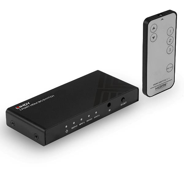 Lindy SWITCH HDMI 2.0 18G 3 PORTE