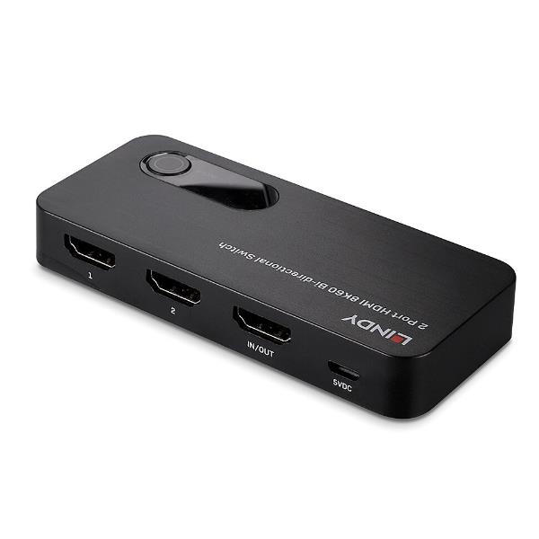 Lindy Switch HDMI 8K60 bidirezionale, 2 Porte