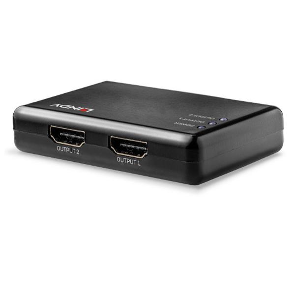Lindy Splitter HDMI 10.2G Compact, 2 Porte