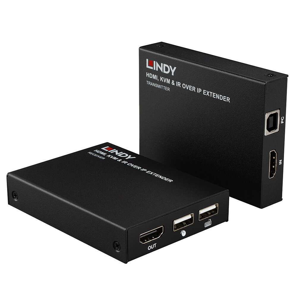 Lindy EXTENDER HDMI KVM - IR OVER IP