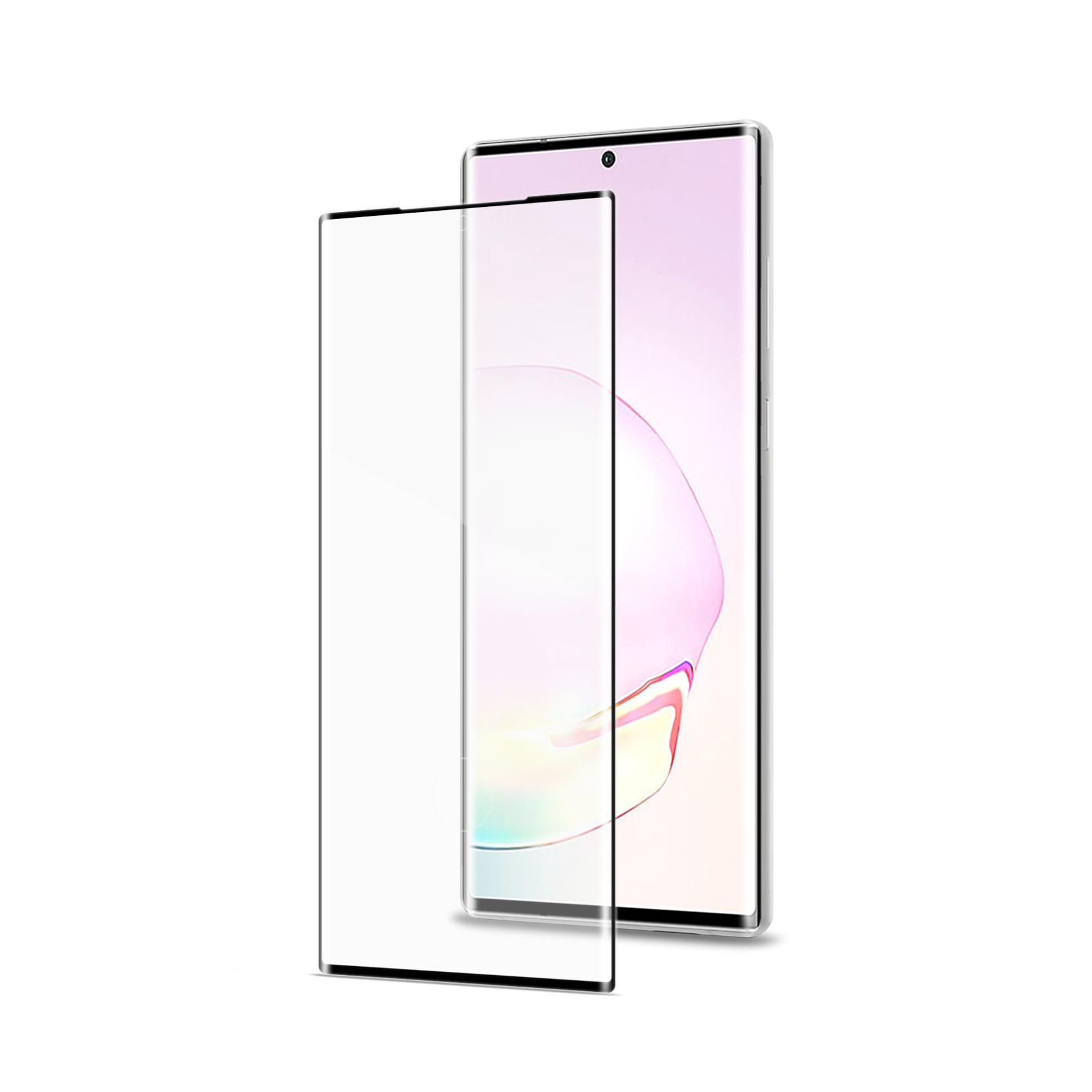 CELLY 3DGLASS - Vetro 9H con bordo colorato nero per schermo curvo compatibile con Samsung Galaxy Note 20 Ultra