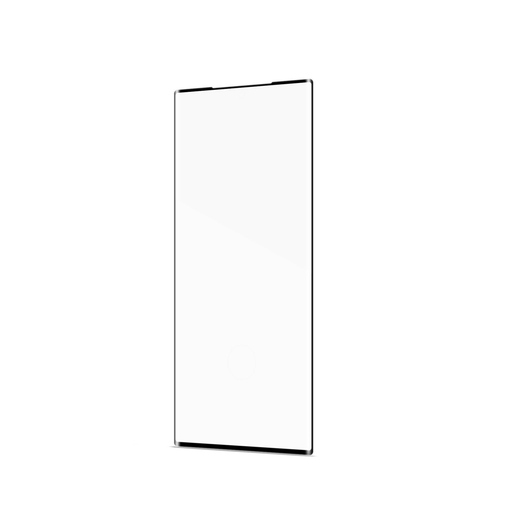 3DGLASS - Vetro 9H con bordo colorato nero per schermo curvo compatibile con Samsung Galaxy Note 20 Ultra 2