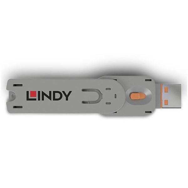 BLOCCA PORTE USB ARANCIONE 5