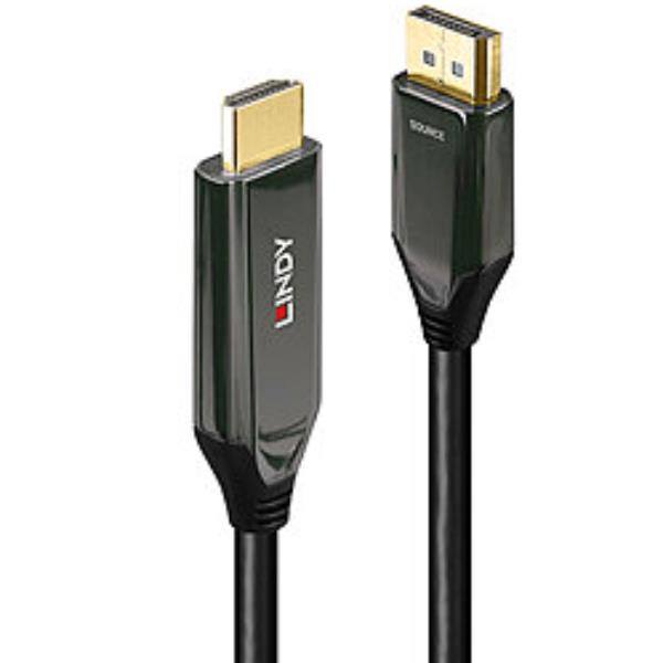 Lindy Cavo da DisplayPort 1.4 a HDMI 8K60 Attivo, 1m