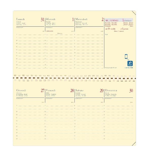 AGENDA PLANITAL IMPALA NERO 3