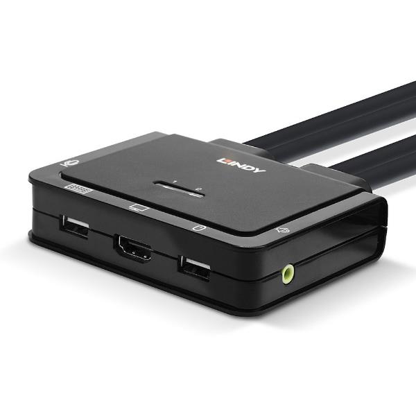 SWITCH KVM HDMI 4K60 USB TIPO C 2