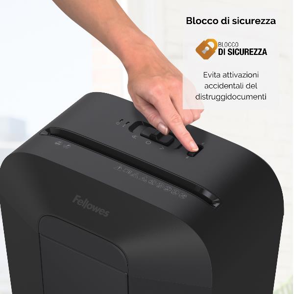 Distruggi documenti a frammento LX50 da scrivania 4