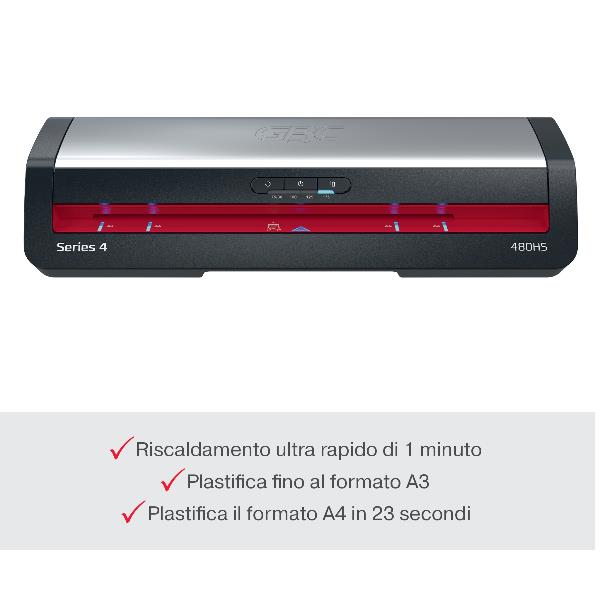 Plastificatrice GBC 480HS Office A3 4