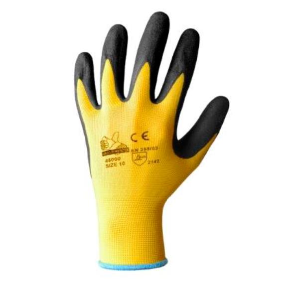GUANTO SPALMATO NITRILE SABBIATO TG9 - 12PA 2