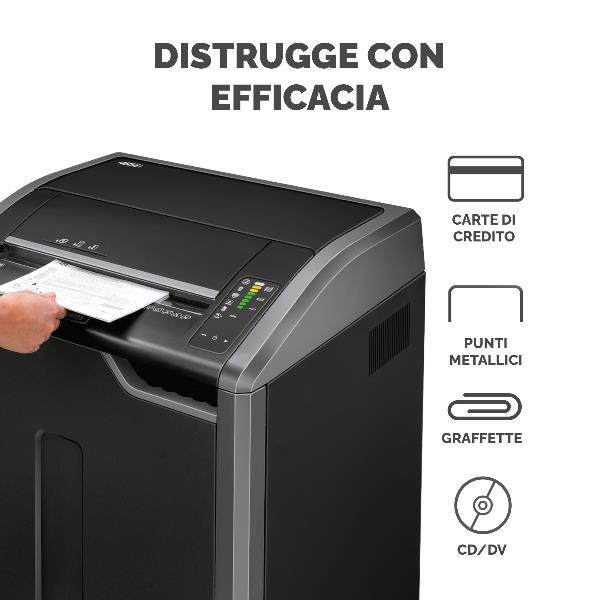 Distruggi documenti a striscia 485i per ufficio 3