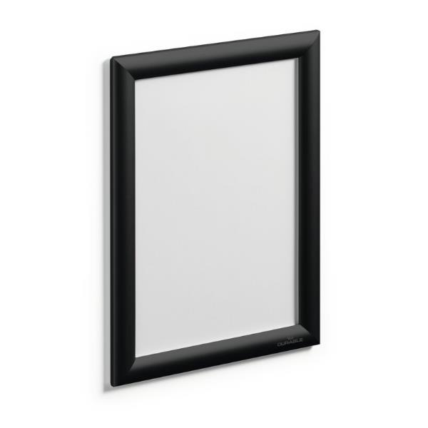 DURABLE CORNICE A SCATTO IN ALLUMINIO A4 - NERO