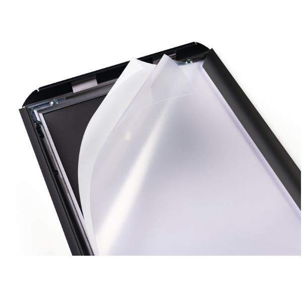 CORNICE A SCATTO IN ALLUMINIO A3 - NERO 6