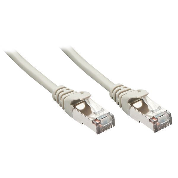 Lindy Cavo di Rete Cat.6 U/UTP Grigio, 1m