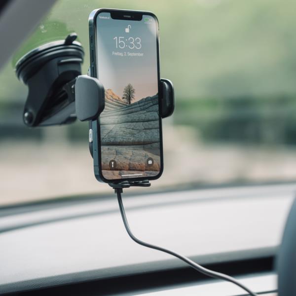 Caricabatterie wireless da auto 4