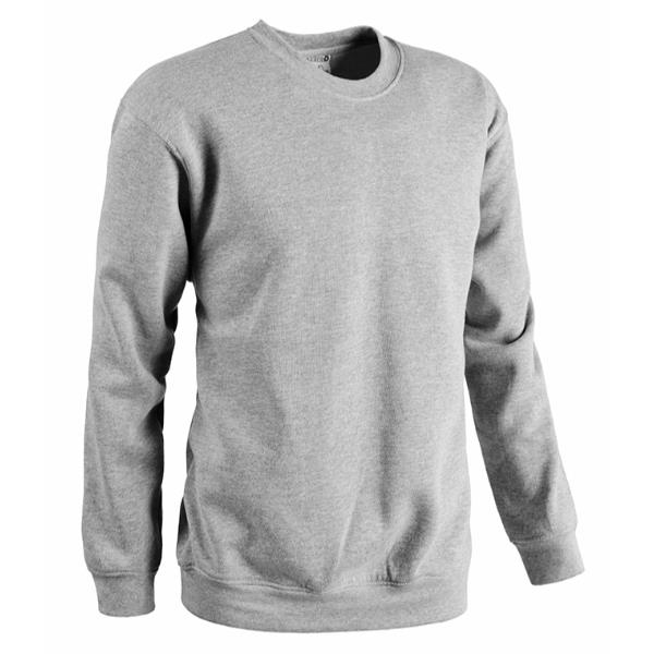 FELPA GIROCOLLO RING GRIGIO MELANGE - L 2