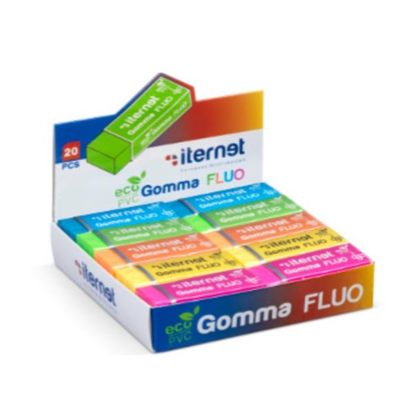 FLUO - 20 GOMME PER MATITA 3