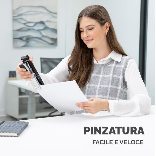 LX890™ Cucitrice a pinza con Microban® - 40 fogli (Nero) 8