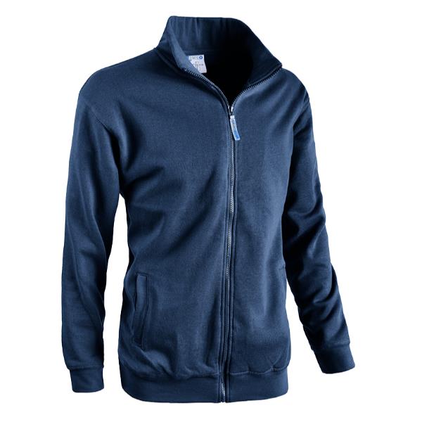 SOTTOZERO FELPA FULL ZIP JUMP BLU NAVY - L