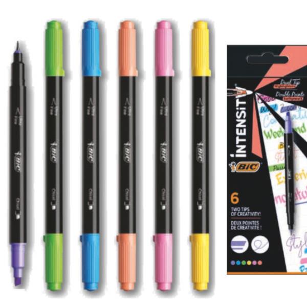 BIC CF6 Pennar dual tip-highlighter