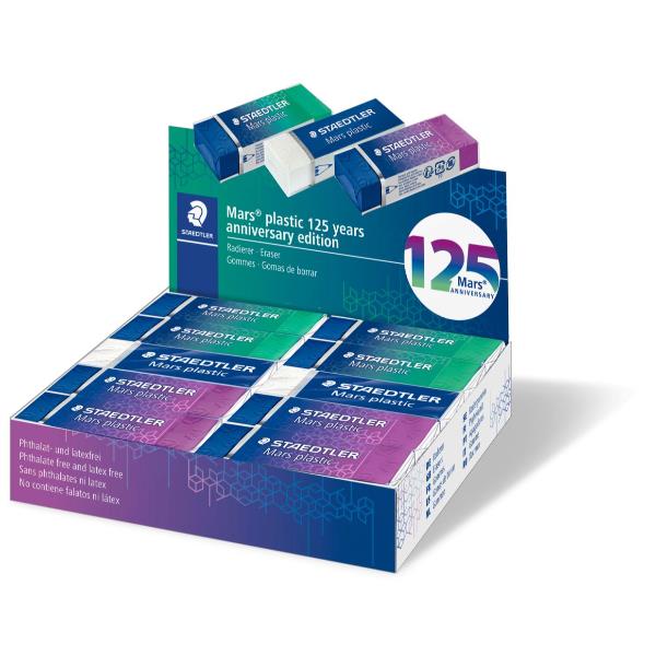 STAEDTLER GOMME MARS PLASTIC 125 YEARS ANNIVERSARY EDITION
