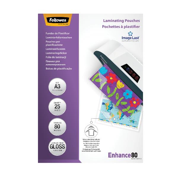 FELLOWES LEONARDI ImageLast Pouches plastificazione A3 80Mic - cf.25