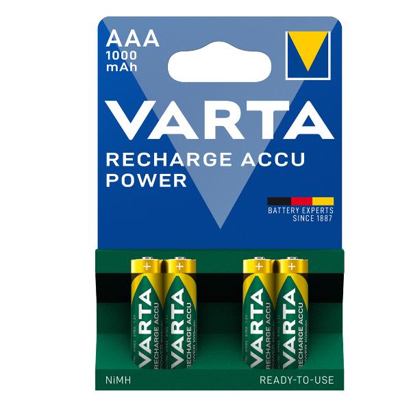 VARTA RICARICABILE ACCU AAA 1000 MAH