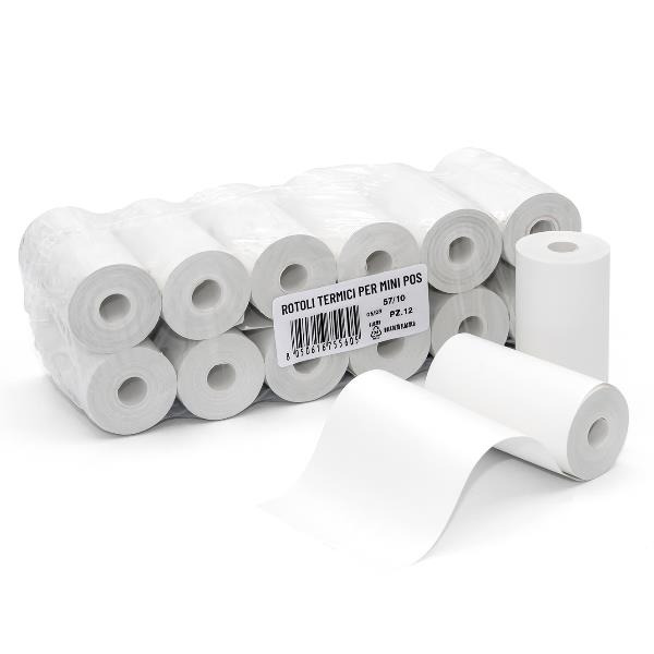 ROTOLIFICIO PUGLIESE ROTOLI POS SENZA ANIMA 57mm x 10mt