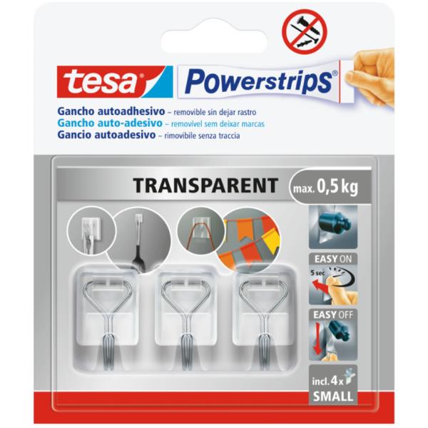 TESA POWERSTRIPS WIRED HOOK - SMALL