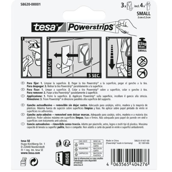 POWERSTRIPS WIRED HOOK - SMALL 2