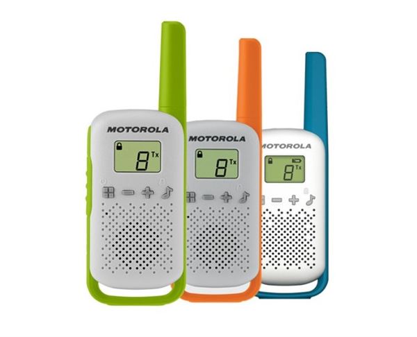 WALKIE TALKIE T42 VERDE/ARANCIONE/PETROLIO 3PK 2