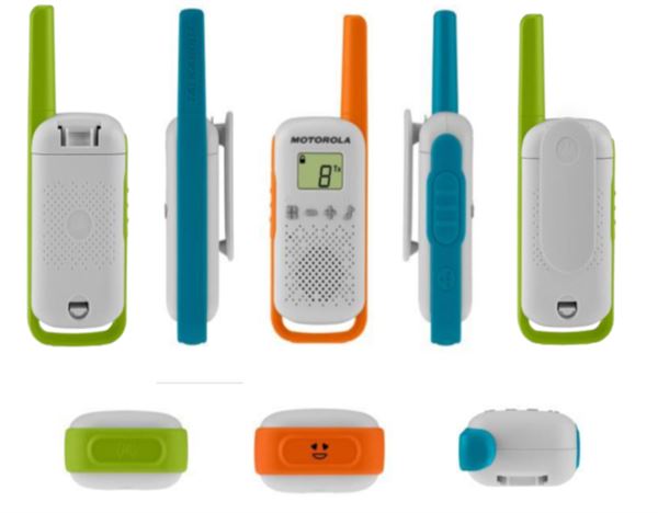 WALKIE TALKIE T42 VERDE/ARANCIONE/PETROLIO 3PK 3