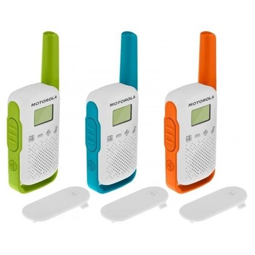 WALKIE TALKIE T42 VERDE/ARANCIONE/PETROLIO 3PK 5
